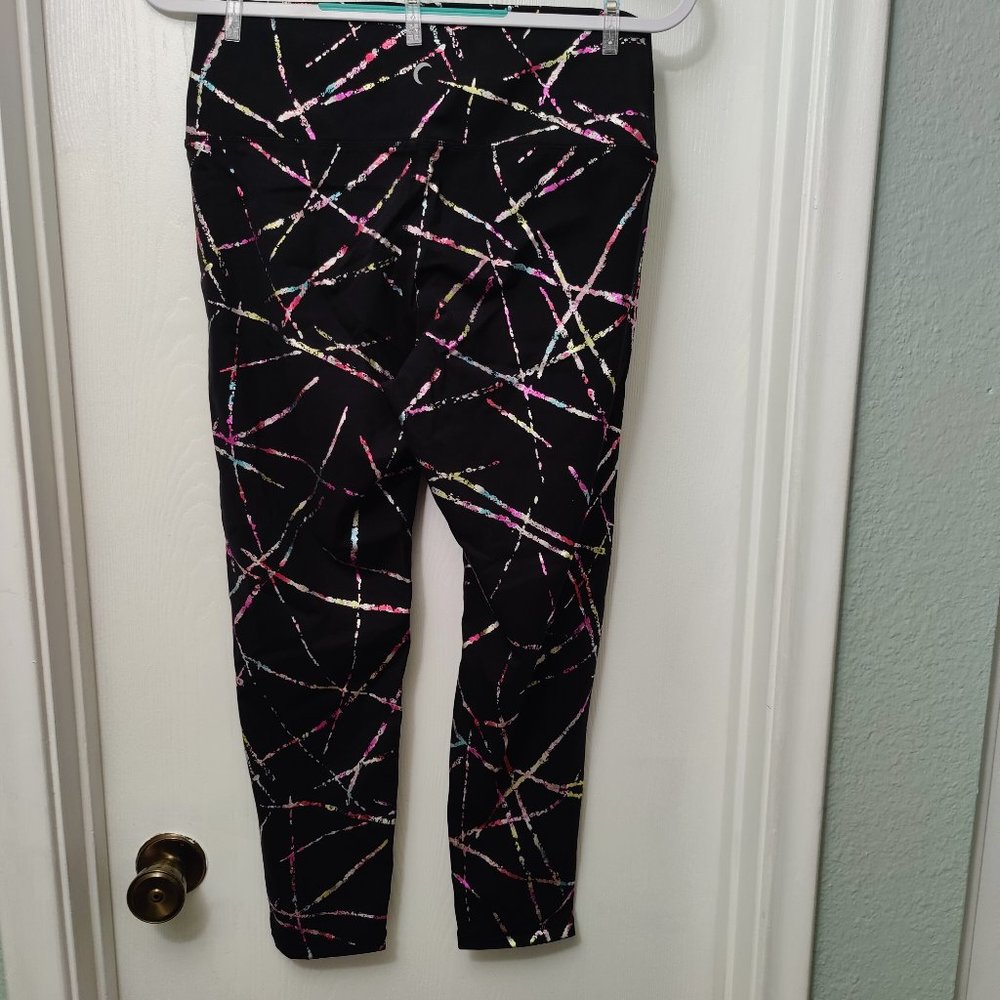 ZYIA Activewear Abstract Hi-Rise 7/8 24" Leggings (size 12)